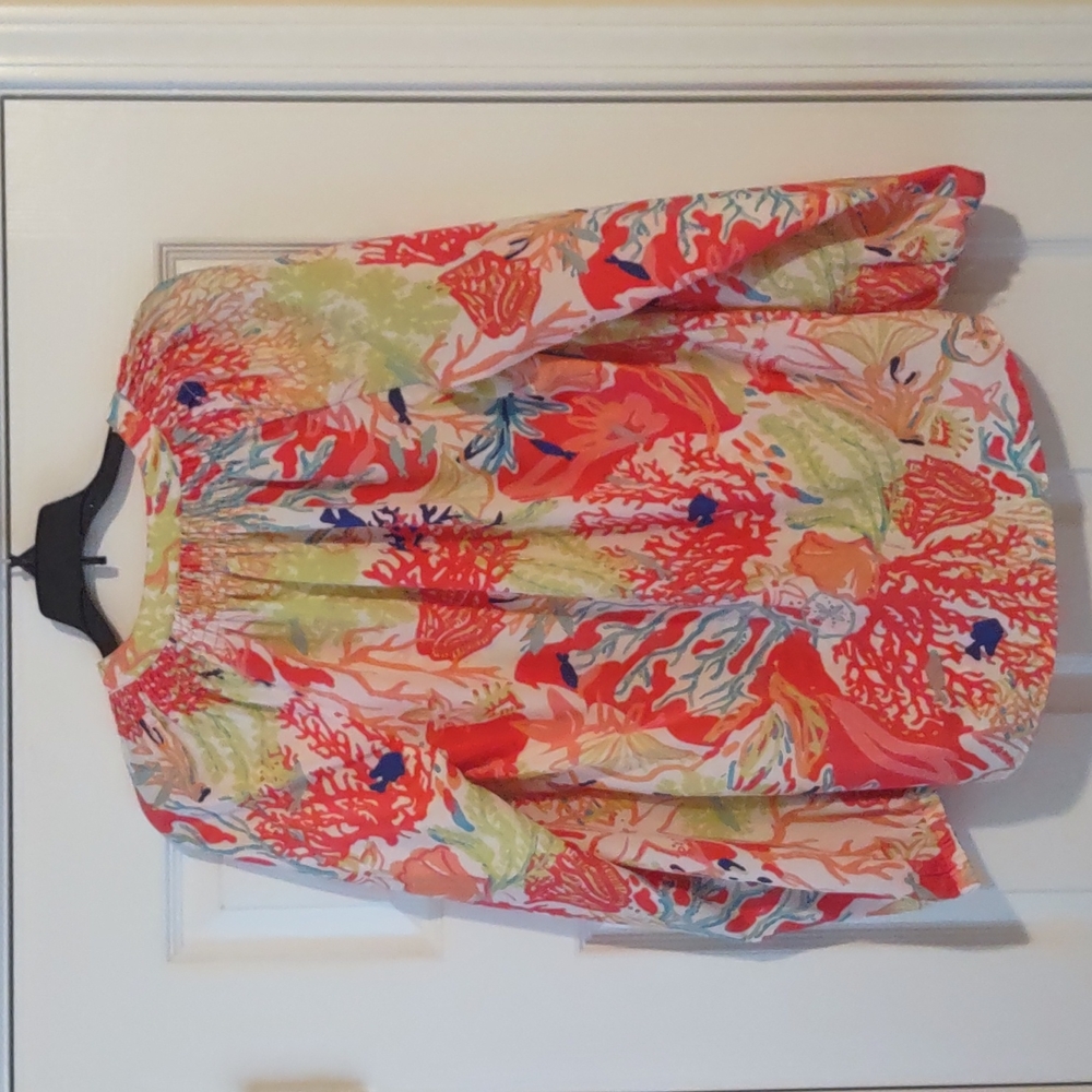 Charlie Paige Sealife Blouse - Picture 4 of 4